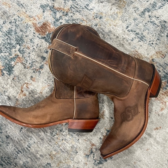 Osu game day Western leather boots - Picture 2 of 6